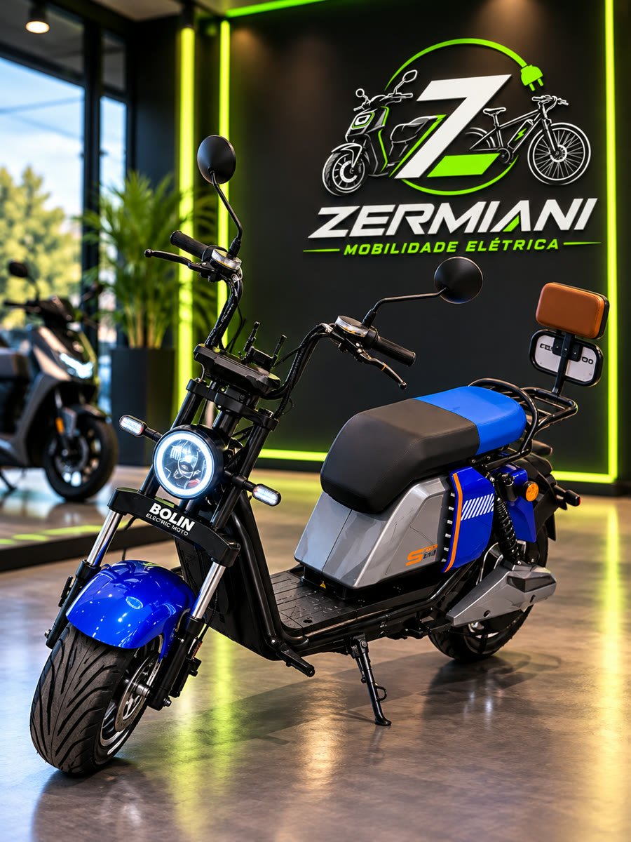 Scooter elétrica Sport 701 azul